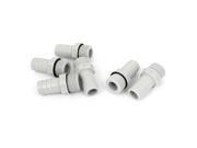 Unique Bargains New 6pcs Pipe Fitting Coupler 1 2BSP Male Thread x 14mm Hose Barb Fuel Gas Water