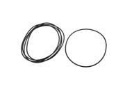 Unique Bargains 125mm External Dia 3.1mm Thickness Rubber O Ring Oil Seal Gaskets 5 Pcs