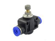 Unique Bargains Push In Speed Controller Pneumatic Air Valve Quick Fitting 6mm to 6mm