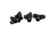 Unique Bargains 1 to 2 Way Pneumatic Air Quick Coupler Connector Joint 8mm Inner Dia 4Pcs