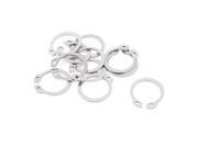 Unique Bargains 10pcs 304 Stainless Steel External Circlip Retaining Shaft Snap Rings 19mm