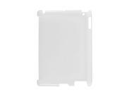 Unique Bargains Unique Bargains Hard Plastic Back Shell Guard Protector Translucent for Apple iPad 2 3