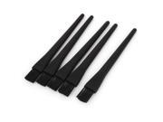 5 Pieces Black Plastic Handle Conductive Ground Electronic Anti Static Brush