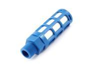 Unique Bargains Blue Plassitc 16mm 3 8PT Thread Pneumatic Exhaust Noise Absorb Silencer Muffler