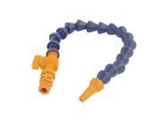Orange Dark Blue Switch Oil Water Coolant Tube Flexible Pipe 1 4