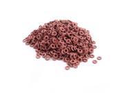 Unique Bargains 1600pcs 3mmx6mmx1mm Red Flat Insulating Fiber Washer Gasket for M3 Screw