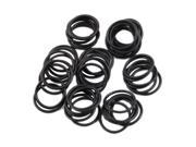Unique Bargains 50x NBR 17mm x 1.5mm Hole Sealing O Rings Gaskets Washers for Mechanical