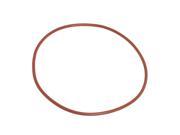 Unique Bargains Red Silicone O Rings Oil Seal Gaskets Washers 125mm x 3.5mm