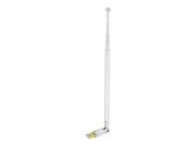 Unique Bargains Rotating 5 Sections TV Telescopic Antenna Aerial 370mm Long for Car