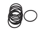 Unique Bargains 10 Pcs 20mm Inside Dia 1.5mm Thick Rubber Oil Filter Seal O Ring Gaskets