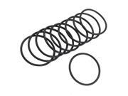 Unique Bargains 10 x 33mm Outside Dia 2mm Thick Rubber O Rings Gaskets Black