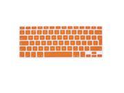 Unique Bargains UK EU Version Orange Silicone Protective PC Keyboard Film for MacBook Pro 13