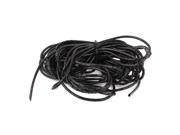 Unique Bargains Home Black 6mm Dia Protective Spiral Wrapping Bands 17M Long for Cable Wire
