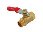 Unique Bargains Screwed Ends Brass Ball Valve for Water Oil Gas Piping