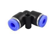 Unique Bargains 5x Right Angle 4mm to 4mm Push In Quick Fittings Connectors