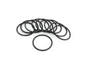Unique Bargains 33mm External Dia 2mm Thickness Oil Seal O Ring Gasket Black 20 Pcs