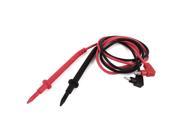 2pcs Black Red Digital Multimeter Probe Test Extension Lead Wire 1000V Capacity