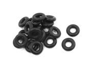 Unique Bargains 20PCS Black Rubber Oil Seal O Shaped Rings Sealing Gasket Washers 11x3.1mm