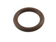 Unique Bargains Coffee Color Fluorine Rubber O Ring Grommets 14mm x 10mm x 2mm