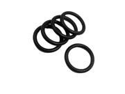 Unique Bargains 5 x 40mm Outside Dia 5mm Thickness Rubber O Ring Seal Washer