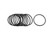 Unique Bargains 10 Pcs Black Nitrile Rubber O Rings Gaskets Metric 55mm OD 3mm Thickness