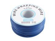 Unique Bargains P N B 30 1000 305M Length Insulation Test Wrapping Wire Wrap Spool Reel Blue