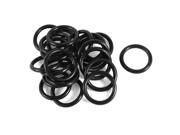 Unique Bargains 28mm OD 3.5mm Thick Rubber O ring Oil Seal Sealing Ring Washers Gaskets 20 Pcs