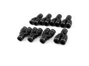 Unique Bargains 8 Pieces Air Pneumatic 8mm Y Shaped Push in Pipe Connectors Quick Fittings