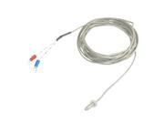 Metal Shield K Type 6mm Thread Thermocouple Temperature Sensor 3.8M 12.5Ft New