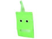 Unique Bargains House Button Accent Plush Paper Facial Tissue Napkin Dispenser Holder Green