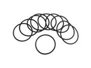 Unique Bargains Black Silicone O ring Oil Sealing Washer Grommet 42.5mm x 2.65mm 10Pcs