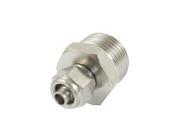 Unique Bargains 3 8 PT Male Thread Pneumatic Air Pipe Fast Connector Fitting