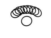 Unique Bargains 10 Pcs Oil Seal O Rings Black Nitrile Rubber 62mm OD 5mm Thickness