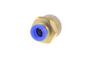 Unique Bargains 8mm Hole 1 2 PT Thread Straight Push in Tube Pneumatic Quick Fitting