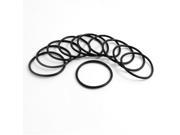 Unique Bargains 10pcs Metric 41mm OD 2.4mm Thick Industrial Rubber O Ring Seals Black