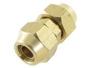 Unique Bargains 6mm x 8mm Pneumatic Air Tube Quick Connector Coupler Brass Fitting