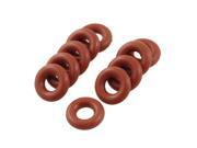 Unique Bargains 10 Pcs 11mm Outside Dia 3mm Thickness Silicone O Ring Seal