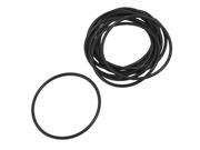 Unique Bargains 10 Pcs 41mm x 45mm x 2mm Nitrile Rubber Sealing O Ring Gasket Washer