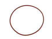 Unique Bargains 140mm OD 3.5mm Thickness Red Silicone O Ring Oil Seal Gasket