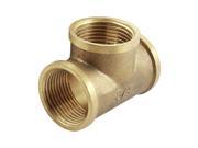 Unique Bargains 3 4PT F F Female Threaded T Shaped Pneumatic Air Quick Coupler Fitting Joint