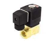 AC 220V Direct Acting 2 Way 2 Positions Air Gas Fuels Electric Solenoid Valve