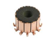 7.14mm Shaft Dimeter 12 Gear Tooth Copper Shell Mounted On Armature Commutator
