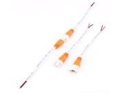 Unique Bargains 2 Pairs Waterproof Power Male to Female Connector Cable 2Pin for LED Light Strip Unique Bargains 2 Pairs Waterproof Power Male to Female Connector Cable 2Pin for LED Light Strip
