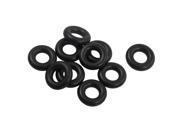 10 Pcs Industrial Black Rubber O Ring Seal Washer 9mm x 2.4mm