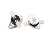 KSD301 AC 250V 10A 100C Normal Open Temperature Switch Thermostat 2Pcs