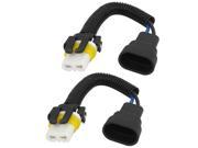 2 Pcs 9005 Head Light Adapter Socket Connector Female to Male 7.5 Length