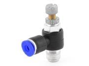 Unique Bargains Air Pneumatic 1 8 PT x 4mm Threaded T Style Push in Connector Quick Coupler
