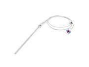 Unique Bargains Silver Tone 20 420 Celsius Temperature Thermocouple Sensor Probe PT100 1M 39