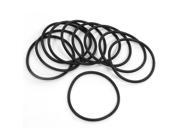 Unique Bargains 10Pcs 58mm OD 3.1mm Thickness Poly Urethane O Ring Oil Seal Gaskets
