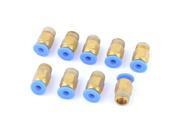 4mm Tube Pneumatic Straight Quick Coupling 1 8 Thread Brass Connector 9 Pcs
